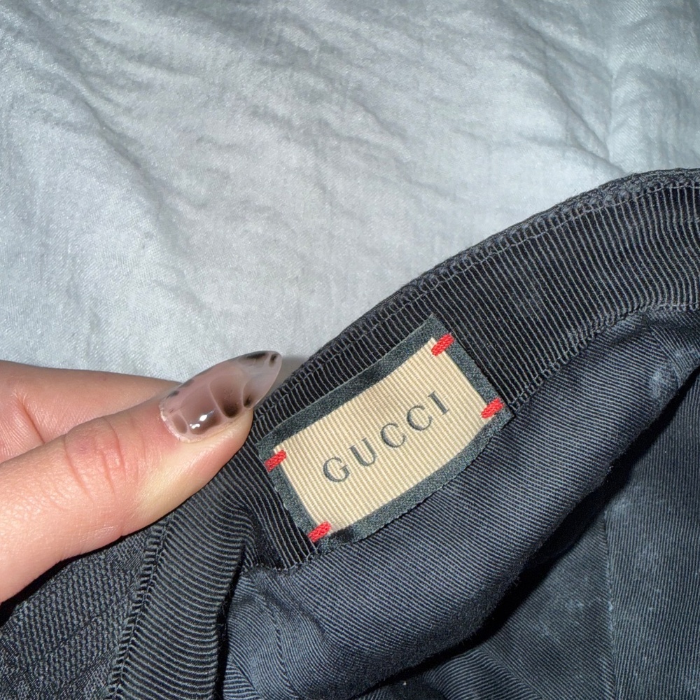 Gucci canvas baseball hat with Web - Picture 4 of 5